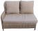 Комплект мебели угловой серии BUENO (Боэно) на 10 персон серо бежевого цвета из плетеного искусственного ротанга