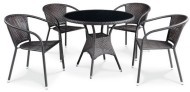 Комплект мебели MONIKA (Моника)  T197ANS/Y137C со столом D90 на 4 персоны из искусственный ротанга